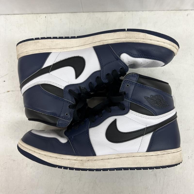 ナイキ NIKE スニーカー スニーカー Air Jordan 1 Retro High OG エアジョーダン ミッドナイトネイビー DZ5485-40 28.0cm メンズ USED 古着 中古 50155189