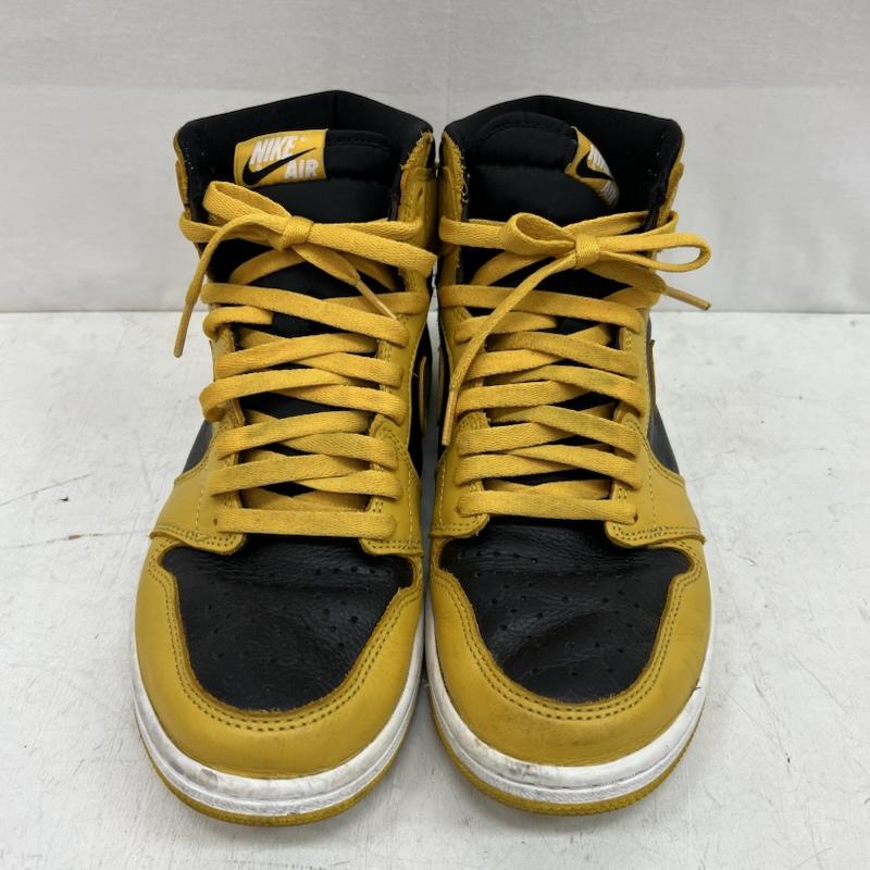 ナイキ NIKE スニーカー スニーカー Air Jordan 1 Retro High OG 555088-701 エア ジョーダン ポレン 27.0cm 黒 / ブラック / black X 黄 / イエロー / yellow メンズ USED 古着 中古 50155191