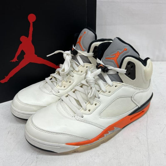 ナイキ NIKE スニーカー スニーカー AIR JORDAN 5  ORANGE BLAZE  DC1060-100 エアジョーダン 27.5cm メンズ USED 古着 中古 50155192