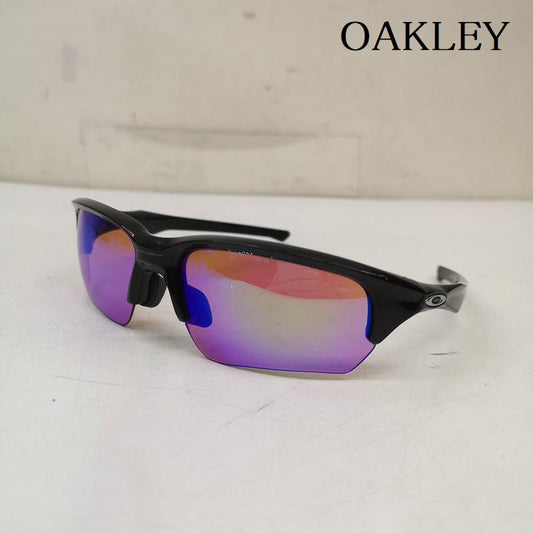オークリー OAKLEY めがね・サングラス サングラス フラックベータ oo9372-0565 ローブリッジフィット サングラス プリズム - 黒 / ブラック / black メンズ USED 古着 中古 50155197