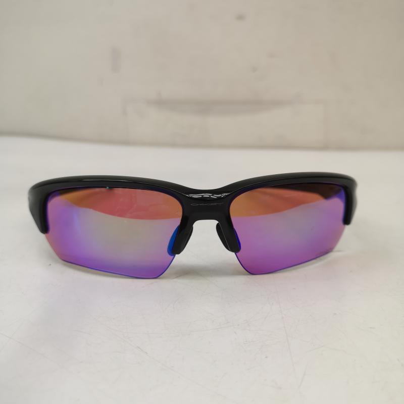 オークリー OAKLEY めがね・サングラス サングラス フラックベータ oo9372-0565 ローブリッジフィット サングラス プリズム - 黒 / ブラック / black メンズ USED 古着 中古 50155197