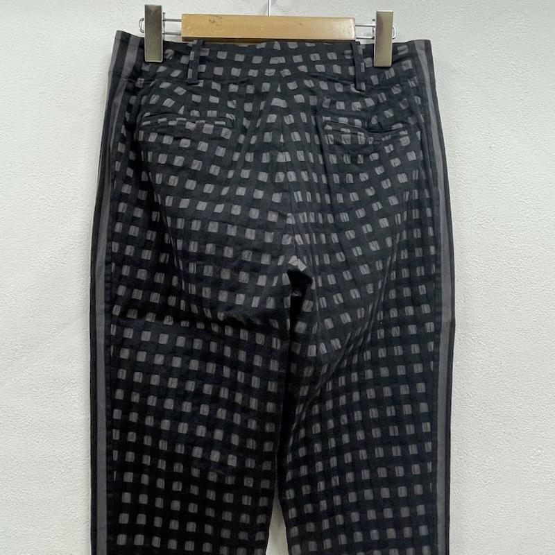 イッセイミヤケハート ISSEY MIYAKE Haat パンツ ワークパンツ、ペインターパンツ チェック柄 パンツ ストレッチ ジッパーフライ 3 チェック チャコールグレー / チャコールグレー / X 黒 / ブラック / black レディース USED 古着 中古 50155199