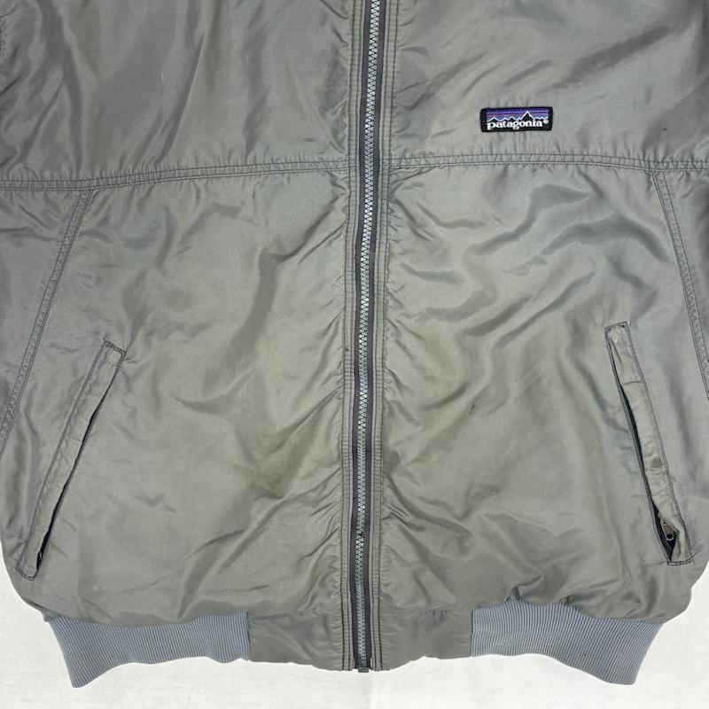 パタゴニア patagonia ジャケット、上着 ジャンパー、ブルゾン 90s USA製 シェルド シンチラ ジャケット フリース ライナー オールド ヴィンテージ M ワンポイント X ロゴ、文字 灰 / グレー / gray X 緑 / グリーン / green メンズ USED 古着 中古 50155215