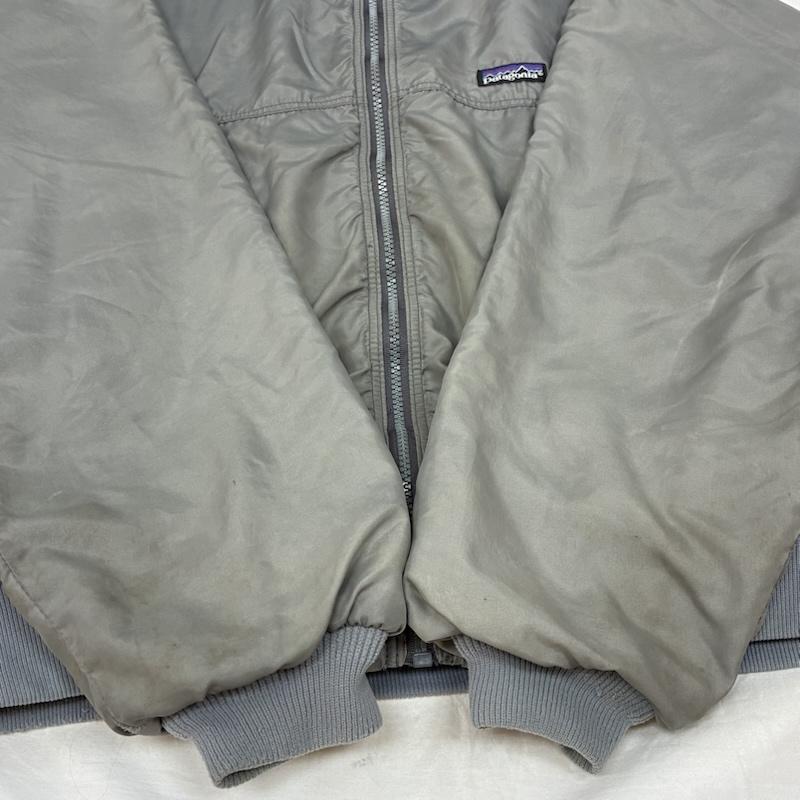 パタゴニア patagonia ジャケット、上着 ジャンパー、ブルゾン 90s USA製 シェルド シンチラ ジャケット フリース ライナー オールド ヴィンテージ M ワンポイント X ロゴ、文字 灰 / グレー / gray X 緑 / グリーン / green メンズ USED 古着 中古 50155215
