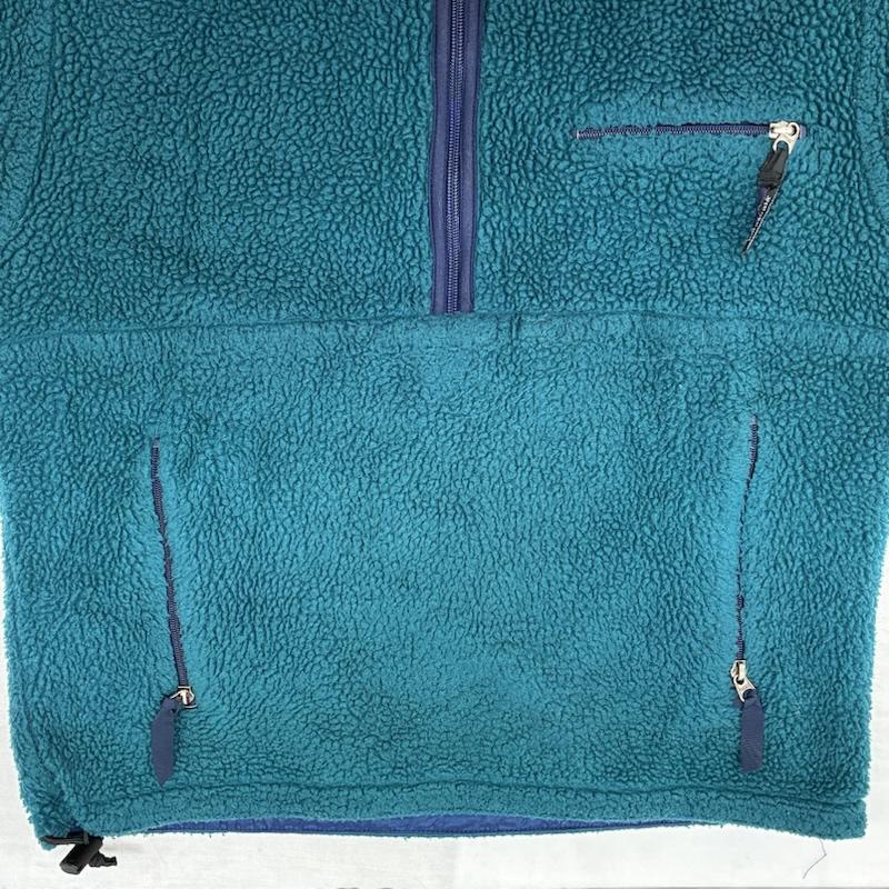 パタゴニア patagonia ジャケット、上着 ジャンパー、ブルゾン 90s USA製 95AW パイル グリセード プルオーバー リバーシブル フリース ジャケット 29361 S ワンポイント X ロゴ、文字 メンズ USED 古着 中古 50155216