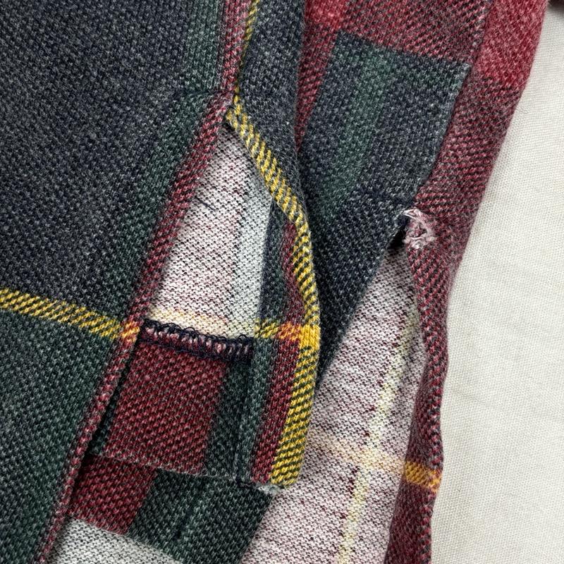 ポロバイラルフローレン Polo by RALPH LAUREN ポロシャツ 半袖 90年代 ビンテージ USA製 チェック 鹿の子 ポロシャツ 90s VINTAGE L チェック メンズ USED 古着 中古 50155220