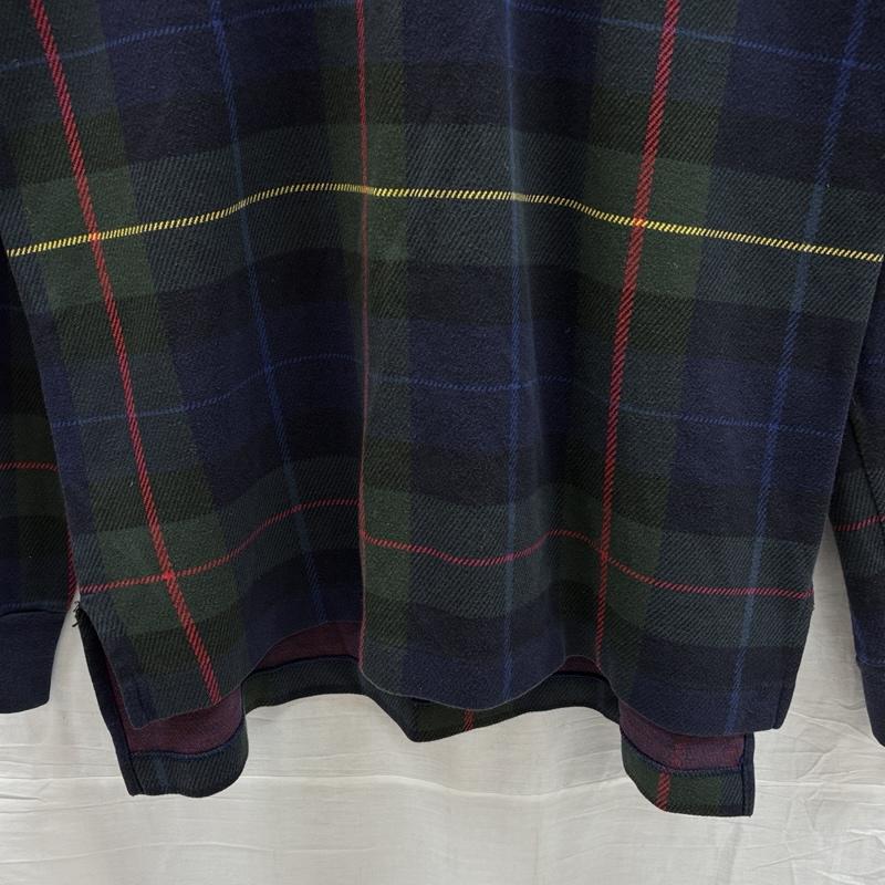 ポロバイラルフローレン Polo by RALPH LAUREN ポロシャツ 長袖 90年代 ビンテージ USA製 チェック 長袖 ポロシャツ 90s VINTAGE L チェック メンズ USED 古着 中古 50155224