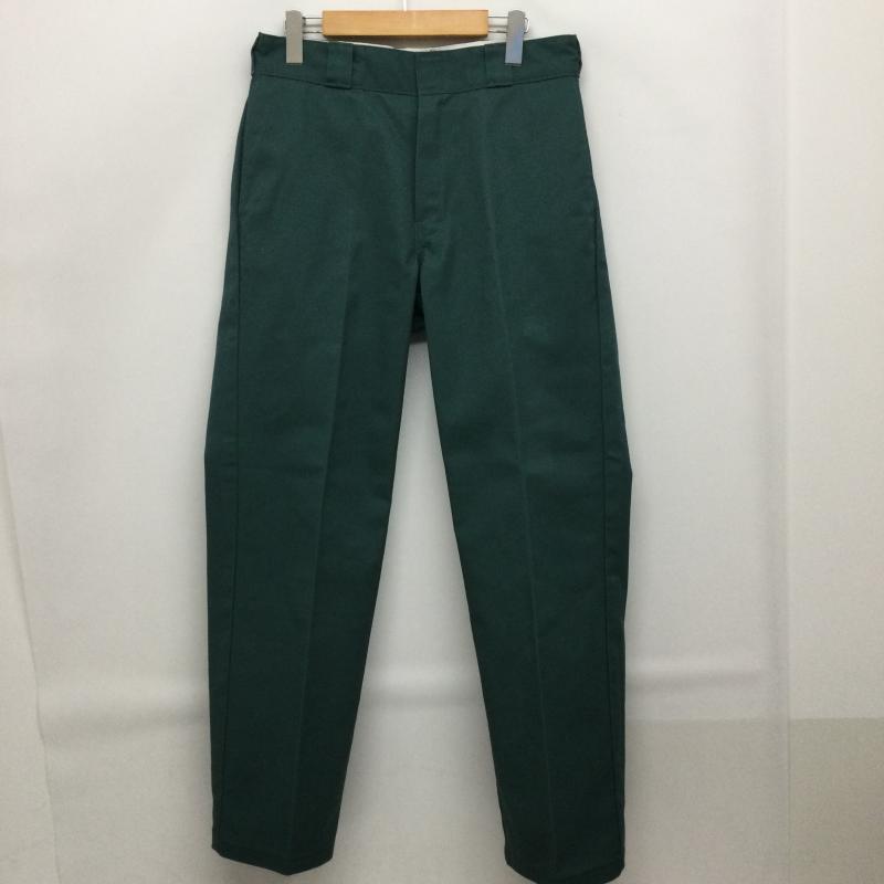 ディッキーズ Dickies パンツ ワークパンツ、ペインターパンツ ディッキーズ 874 ワークパンツ Dickies Original Fit Work Pants 32インチ 無地 緑 / グリーン / green メンズ USED 古着 中古 50155243