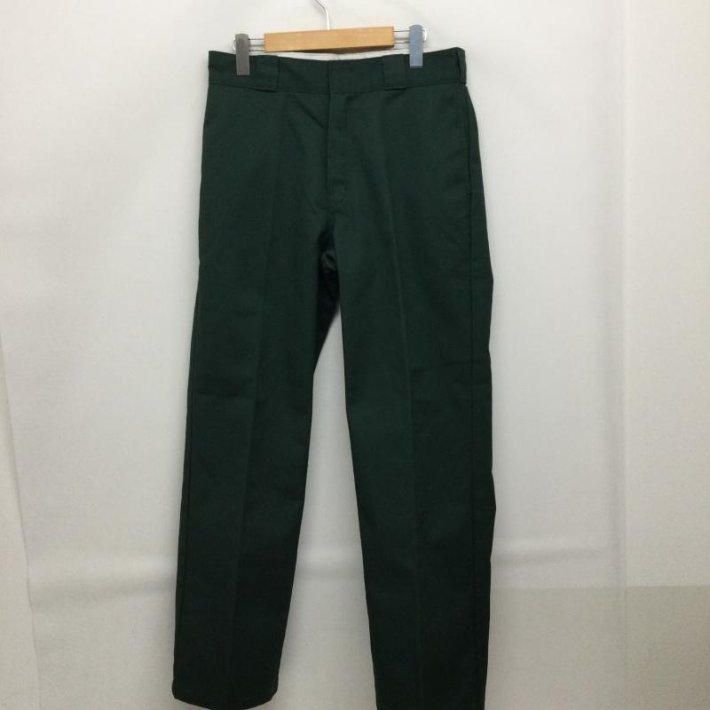 ディッキーズ Dickies パンツ ワークパンツ、ペインターパンツ ディッキーズ 874 ワークパンツ Dickies Original Fit Work Pants 32インチ 無地 緑 / グリーン / green メンズ USED 古着 中古 50155245