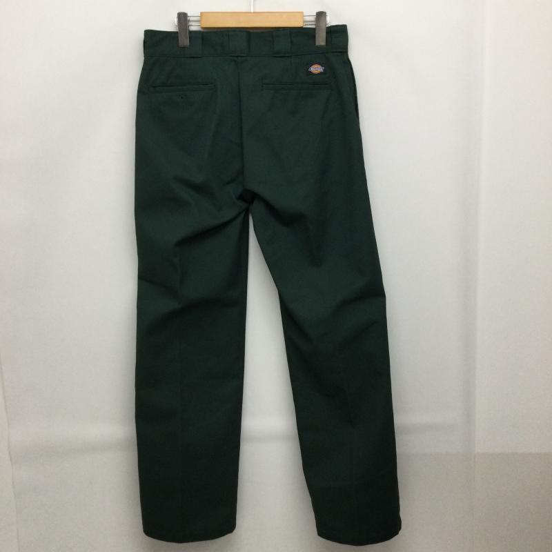 ディッキーズ Dickies パンツ ワークパンツ、ペインターパンツ ディッキーズ 874 ワークパンツ Dickies Original Fit Work Pants 32インチ 無地 緑 / グリーン / green メンズ USED 古着 中古 50155245