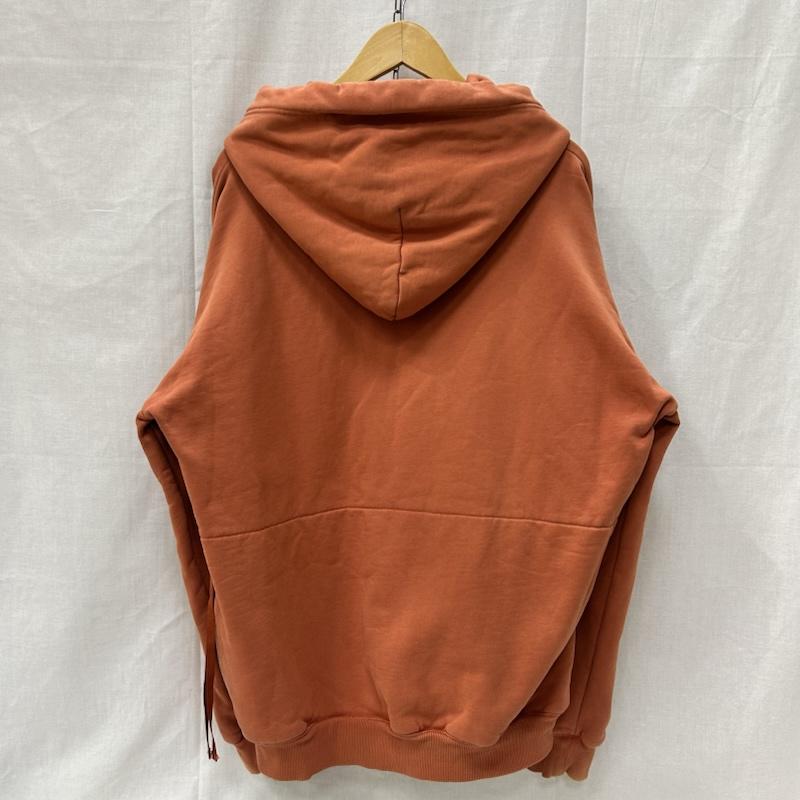 スタンプド STAMPD パーカー 長袖 BASE HOODIE 裏起毛 プルパーカー ジップ ワイドシルエット オレンジ M ロゴ、文字 X 無地 橙 / オレンジ / orange メンズ USED 古着 中古 50155254