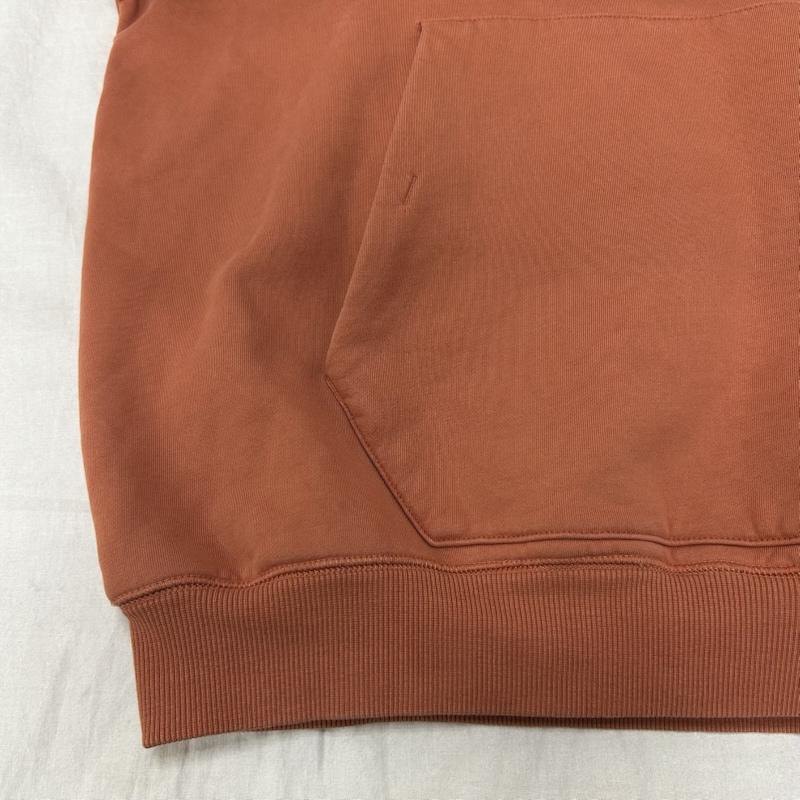 スタンプド STAMPD パーカー 長袖 BASE HOODIE 裏起毛 プルパーカー ジップ ワイドシルエット オレンジ M ロゴ、文字 X 無地 橙 / オレンジ / orange メンズ USED 古着 中古 50155254