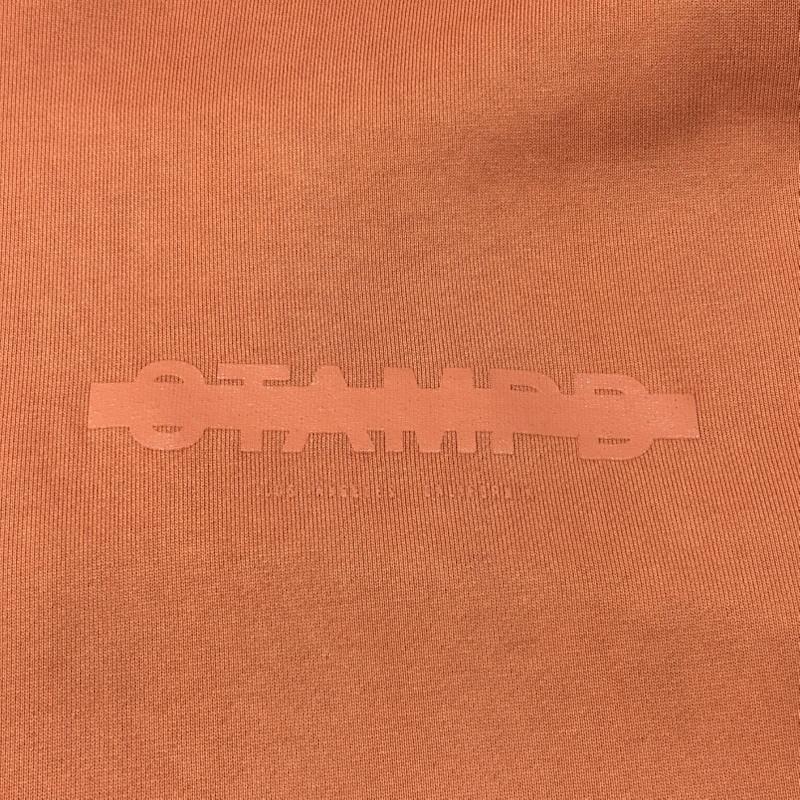 スタンプド STAMPD パーカー 長袖 BASE HOODIE 裏起毛 プルパーカー ジップ ワイドシルエット オレンジ M ロゴ、文字 X 無地 橙 / オレンジ / orange メンズ USED 古着 中古 50155254
