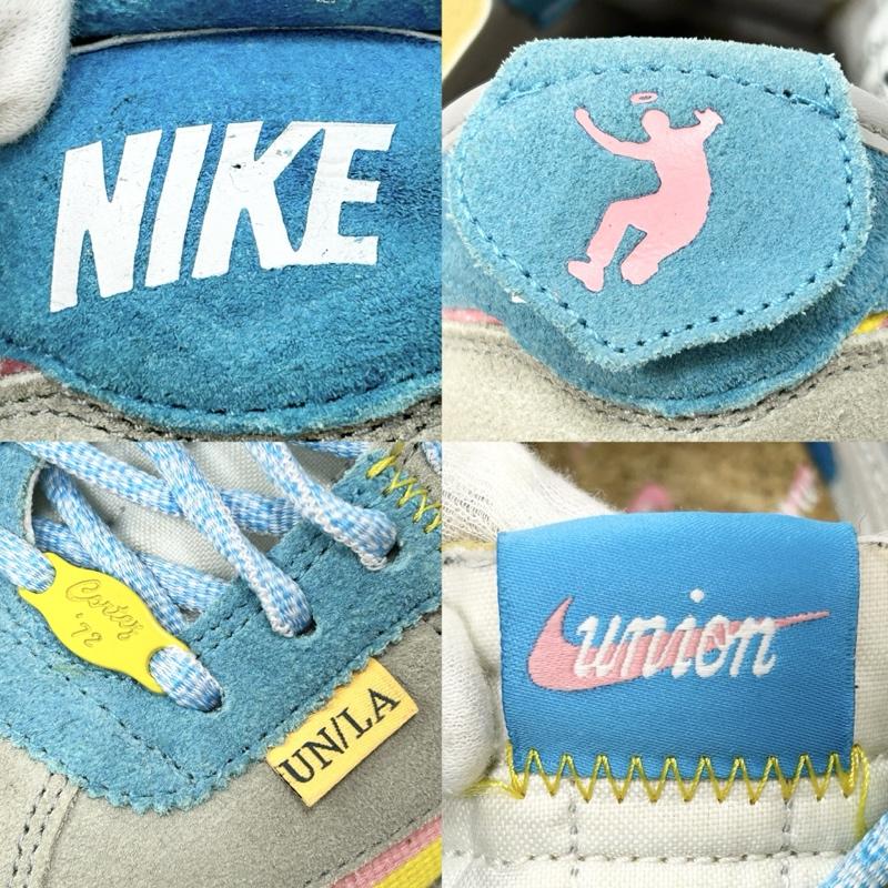 ナイキ NIKE スニーカー スニーカー DR1413-002 Union × Nike Cortez Light Smoke US:7/JPN25cm US：7 ロゴ、文字 灰 / グレー / gray X 桃 / ピンク / pink X 水色 / ライトブルー / メンズ USED 古着 中古 50155264