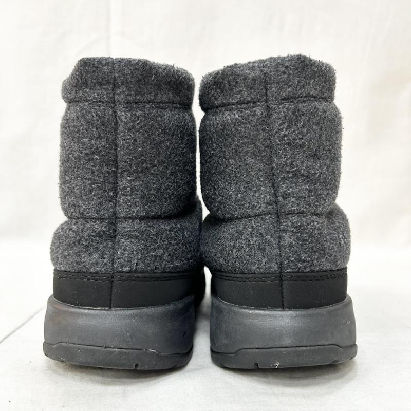 ザノースフェイス THE NORTH FACE アウトドアシューズ アウトドアシューズ nfw51979 W Nuptse Bootie Wool V short チャコールグレー US7/24cm US：7 ロゴ、文字 チャコールグレー / チャコールグレー / レディース USED 古着 中古 50155268