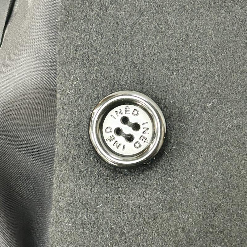 イネド INED コート コート一般 カシミヤ100％ シンプルロングコート ベルト付き 9号 9号 無地 黒 / ブラック / black レディース USED 古着 中古 50155270