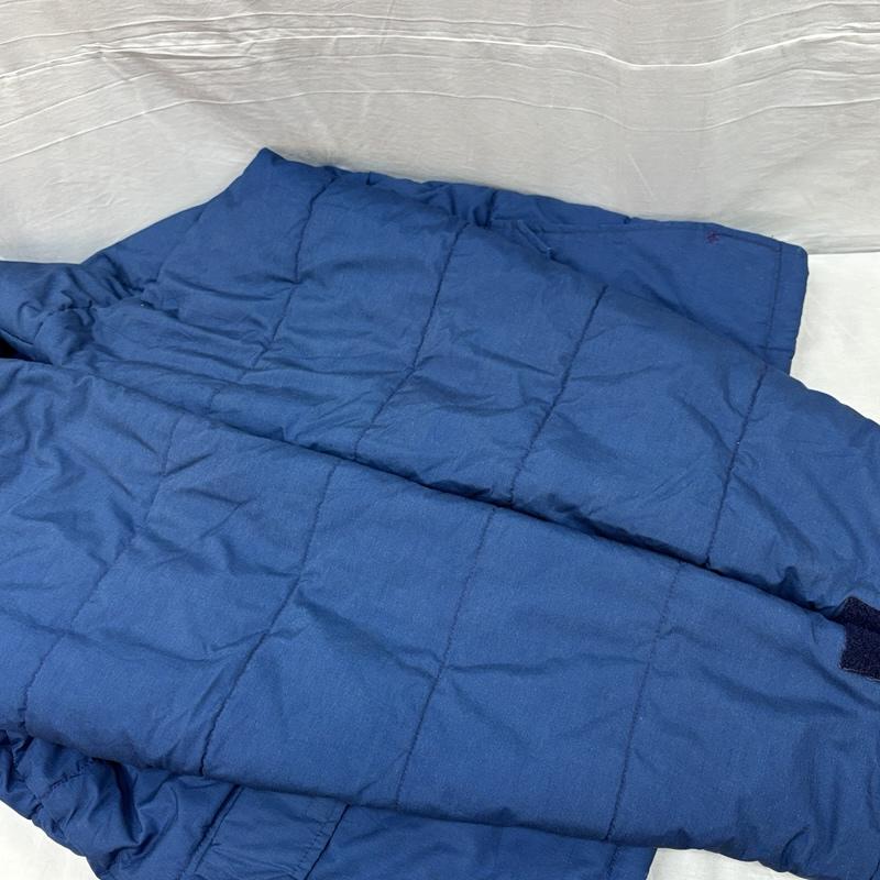 ザノースフェイス THE NORTH FACE ジャケット、上着 ダウンジャケット 70年代 ビンテージ 茶タグ ケアタグ付 ダウン ジャケット TALON ZIP フード付属無し 70s VINTAGE XL 青 / ブルー / blue メンズ USED 古着 中古 50155278