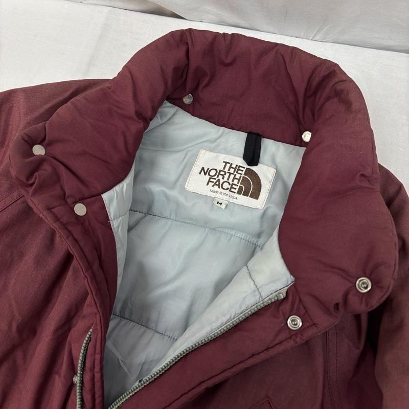 ザノースフェイス THE NORTH FACE ジャケット、上着 ダウンジャケット 70年代 ビンテージ 茶タグ ケアタグ付 ダウン ジャケット TALON ZIP フード付属無し 70s VINTAGE M メンズ USED 古着 中古 50155290