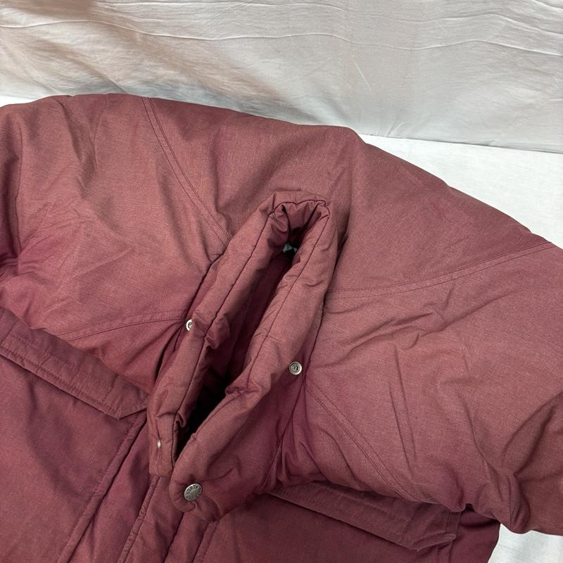 ザノースフェイス THE NORTH FACE ジャケット、上着 ダウンジャケット 70年代 ビンテージ 茶タグ ケアタグ付 ダウン ジャケット TALON ZIP フード付属無し 70s VINTAGE M メンズ USED 古着 中古 50155290