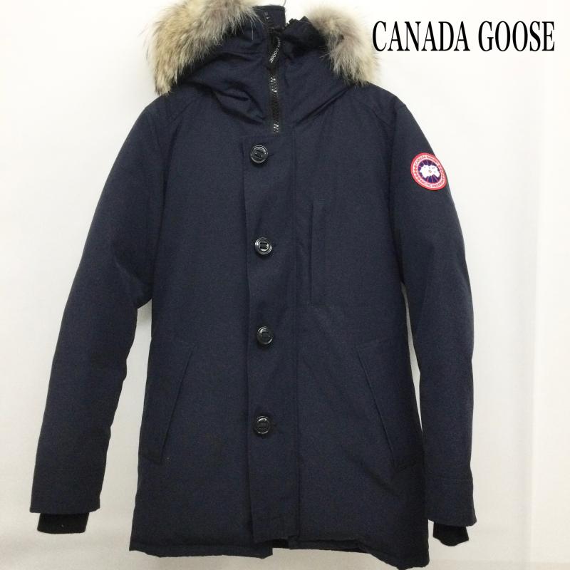 カナダグース CANADA GOOSE ジャケット、上着 ダウンジャケット カナダグース CANADA GOOSE 3438JM JASPER ジャスパー ダウンジャケット S 無地 紺 / ネイビー / navy メンズ USED 古着 中古 50155296