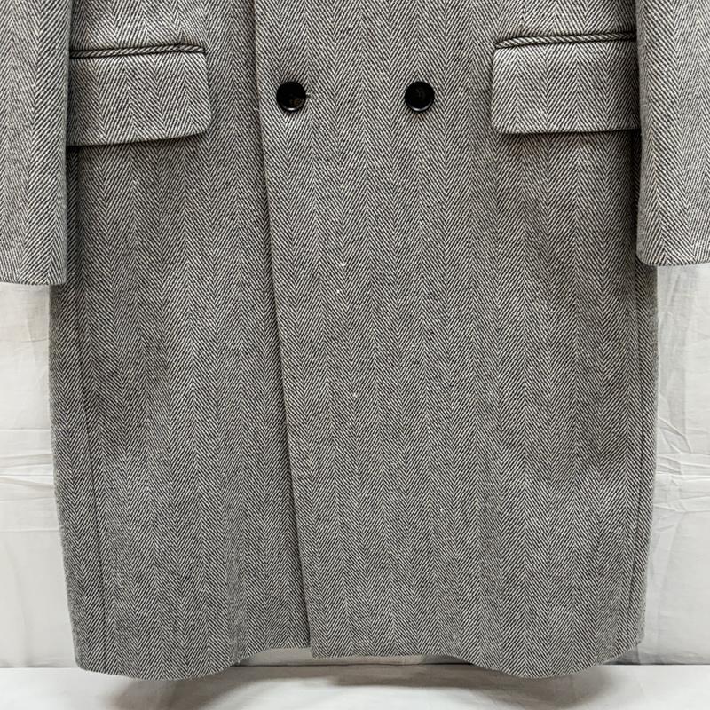 ラコステ LACOSTE コート コート一般 BH1935 ヘリンボーン ロング丈 ウール ダブル コート - メンズ USED 古着 中古 50155308