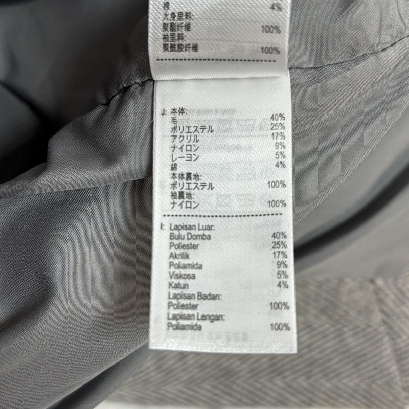 ラコステ LACOSTE コート コート一般 BH1935 ヘリンボーン ロング丈 ウール ダブル コート - メンズ USED 古着 中古 50155308