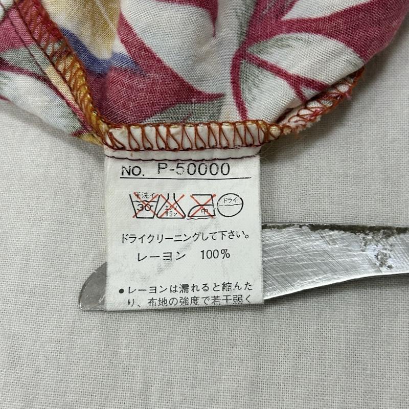 古着 USED シャツ、ブラウス 半袖 ETHNO BRAND アロハシャツ 開襟半袖シャツ レーヨン100％ M 総柄 赤 / レッド / red X 茶 / ブラウン / brown メンズ USED 古着 中古 50155328