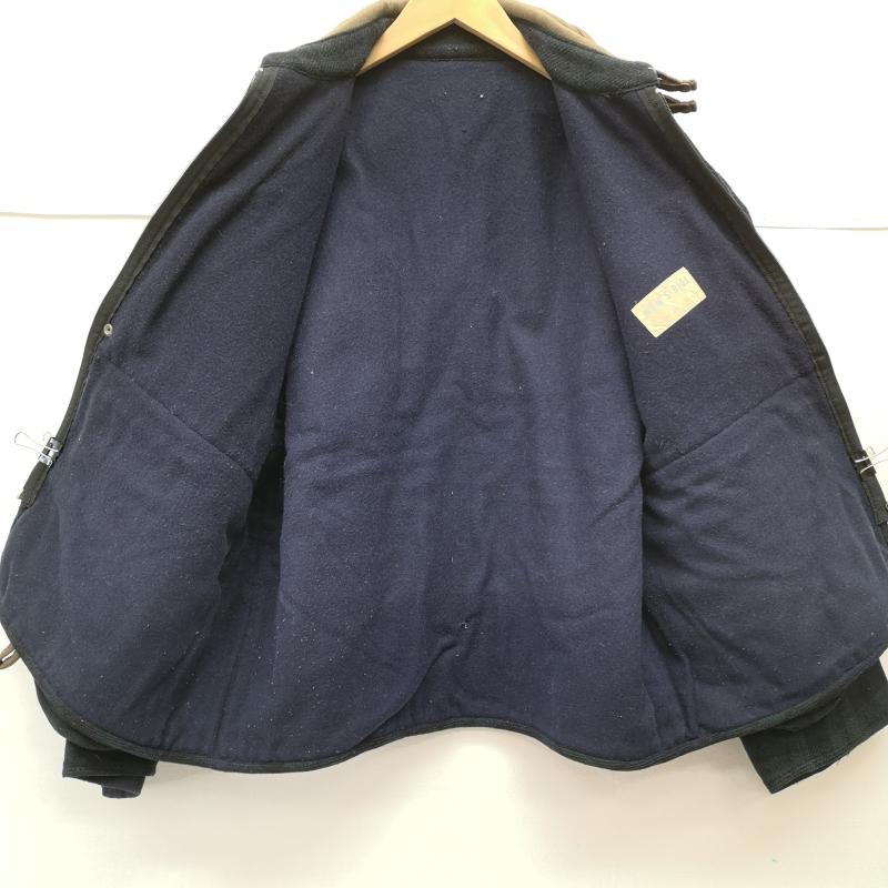 メンズビギ MEN S BIGI ジャケット、上着 ジャンパー、ブルゾン 90s Wool Fishing ハンティング フィッシング ジャケット 黒 / ブラック / black X 青 / ブルー / blue X 緑 / グリーン / green メンズ USED 古着 中古 50155330