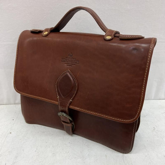 古着 USED ハンドバッグ ハンドバッグ HENRY MARTIN ヘンリーマーティン レザー サッチェルバッグ - 茶 / ブラウン / brown レディース USED 古着 中古 50155337