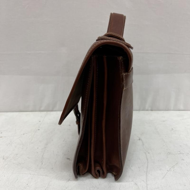 古着 USED ハンドバッグ ハンドバッグ HENRY MARTIN ヘンリーマーティン レザー サッチェルバッグ - 茶 / ブラウン / brown レディース USED 古着 中古 50155337