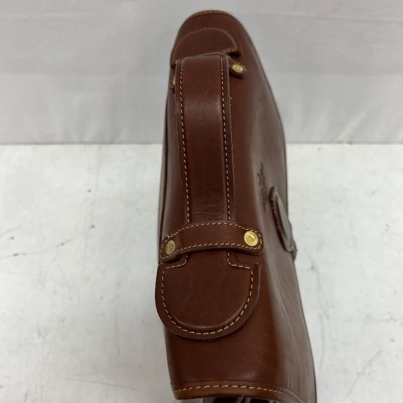 古着 USED ハンドバッグ ハンドバッグ HENRY MARTIN ヘンリーマーティン レザー サッチェルバッグ - 茶 / ブラウン / brown レディース USED 古着 中古 50155337