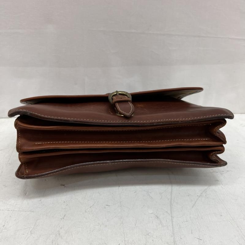古着 USED ハンドバッグ ハンドバッグ HENRY MARTIN ヘンリーマーティン レザー サッチェルバッグ - 茶 / ブラウン / brown レディース USED 古着 中古 50155337