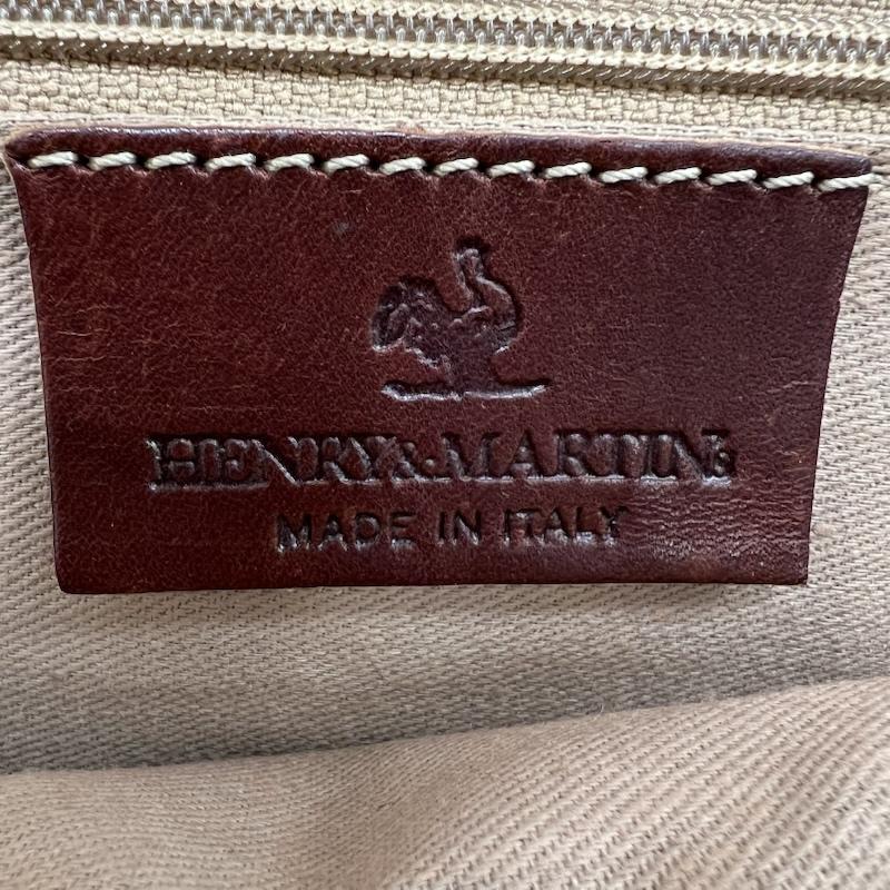 古着 USED ハンドバッグ ハンドバッグ HENRY MARTIN ヘンリーマーティン レザー サッチェルバッグ - 茶 / ブラウン / brown レディース USED 古着 中古 50155337