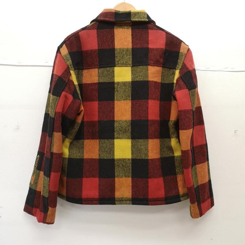 ヴィンテージ VINTAGE ジャケット、上着 ジャンパー、ブルゾン 50s North Country ウール チェック スポーツ ジャケット 黒 / ブラック / black X 赤 / レッド / red X 黄 / イエロー / yellow メンズ USED 古着 中古 50155352
