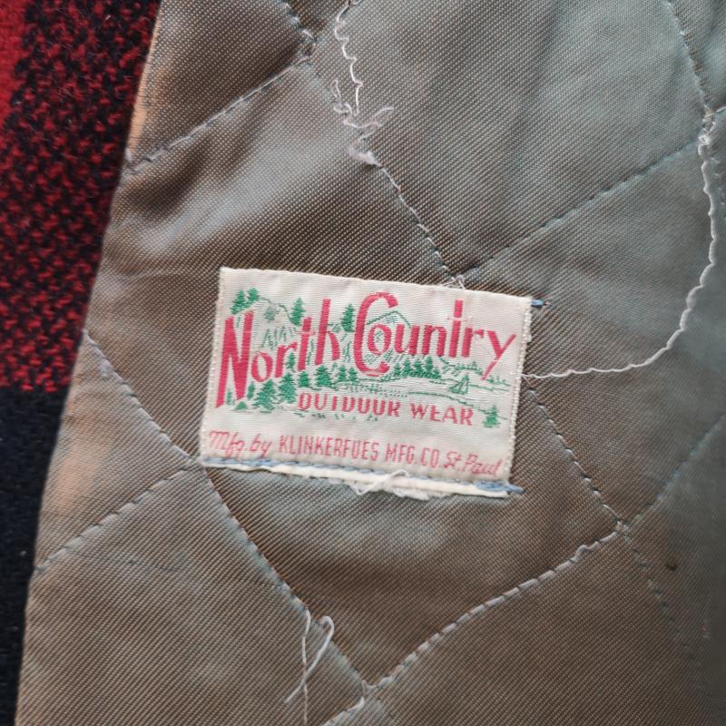 ヴィンテージ VINTAGE ジャケット、上着 ジャンパー、ブルゾン 50s North Country ウール チェック スポーツ ジャケット 黒 / ブラック / black X 赤 / レッド / red X 黄 / イエロー / yellow メンズ USED 古着 中古 50155352