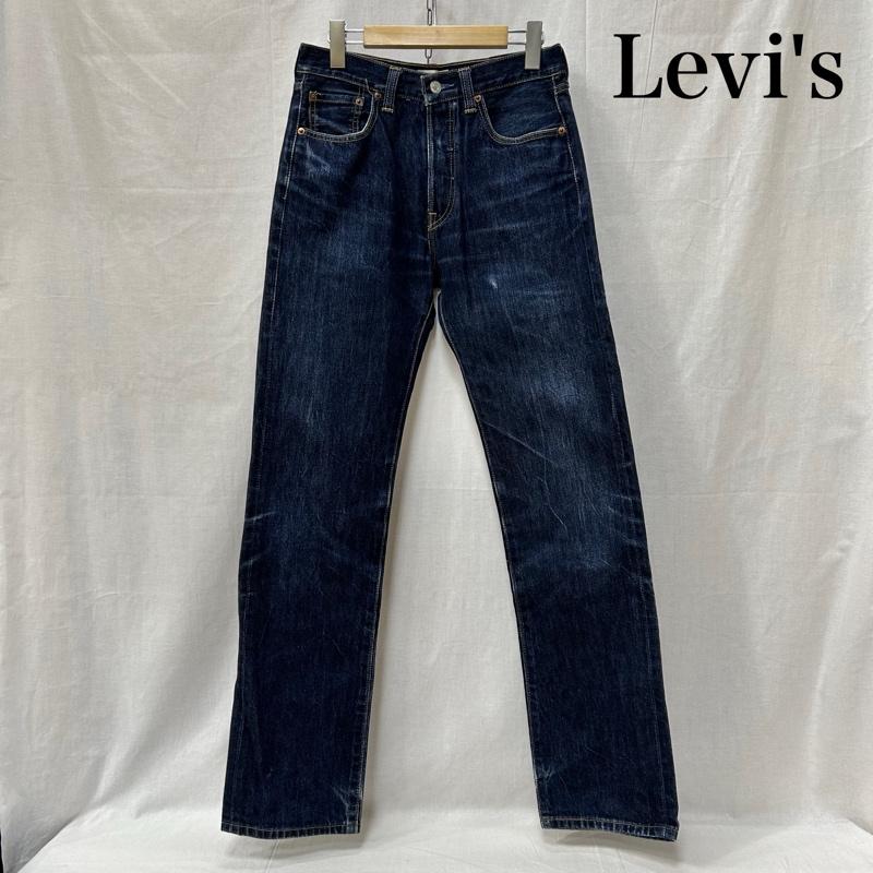 リーバイス Levi s パンツ デニム、ジーンズ 501 デニムパンツ Gパン 08501 ボタンフライ 赤タブ 濃紺 30インチ 無地 紺 / ネイビー / navy メンズ USED 古着 中古 50155355