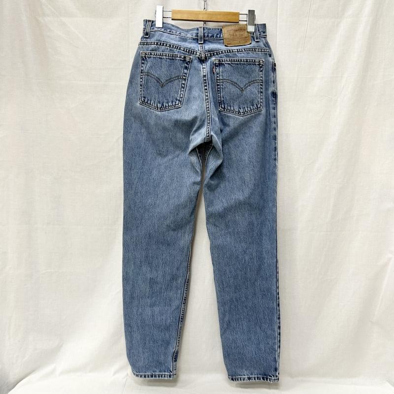 リーバイス Levi s パンツ デニム、ジーンズ 550 ジッパーフライ リラックスフィット ジーンズ Gパン デニム メキシコ製 - 無地 青 / ブルー / blue X 水色 / ライトブルー / メンズ USED 古着 中古 50155359