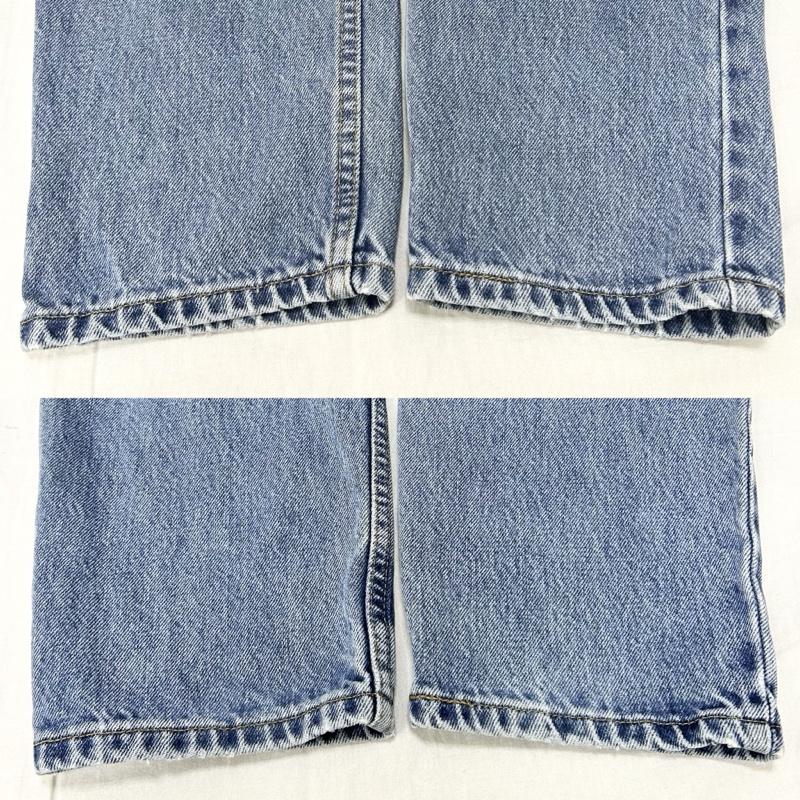 リーバイス Levi s パンツ デニム、ジーンズ 550 ジッパーフライ リラックスフィット ジーンズ Gパン デニム メキシコ製 - 無地 青 / ブルー / blue X 水色 / ライトブルー / メンズ USED 古着 中古 50155359