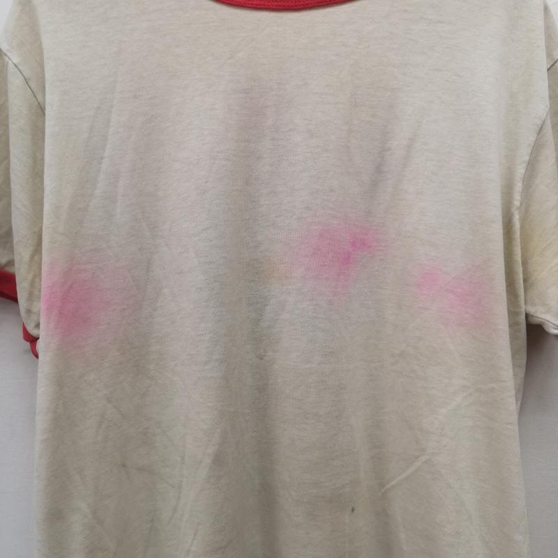 チャンピオン Champion Tシャツ 半袖 80s トリコタグ Raider Red リンガー Tシャツ XL メンズ USED 古着 中古 50155367