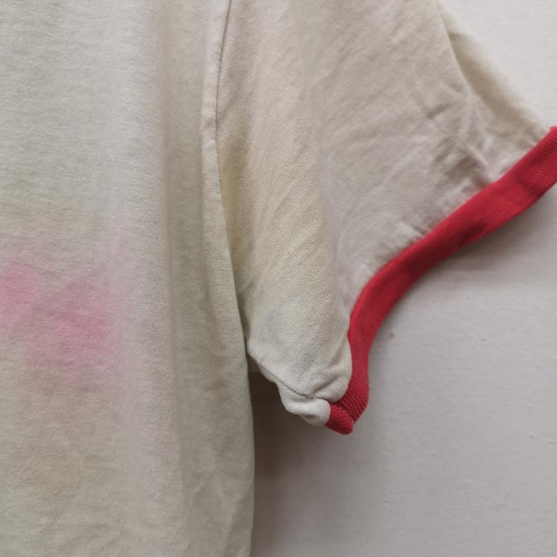 チャンピオン Champion Tシャツ 半袖 80s トリコタグ Raider Red リンガー Tシャツ XL メンズ USED 古着 中古 50155367