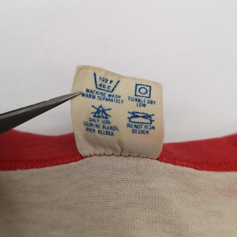 チャンピオン Champion Tシャツ 半袖 80s トリコタグ Raider Red リンガー Tシャツ XL メンズ USED 古着 中古 50155367