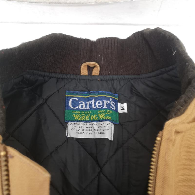 カーターズ CARTERS ベスト ベスト 80s USA製 ダック ワーク ベスト M 茶 / ブラウン / brown メンズ USED 古着 中古 50155369