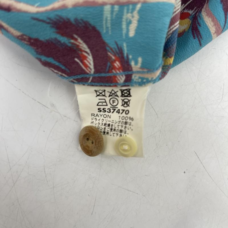 サンサーフ SUN SURF シャツ、ブラウス 半袖 アロハ シャツ SURF ON CLOUD NINE SS37470 XS 水色 / ライトブルー / メンズ USED 古着 中古 50155390