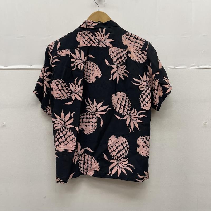サンサーフ SUN SURF シャツ、ブラウス 半袖 アロハ シャツ 総柄 レーヨン SS30462 XS 黒 / ブラック / black メンズ USED 古着 中古 50155399