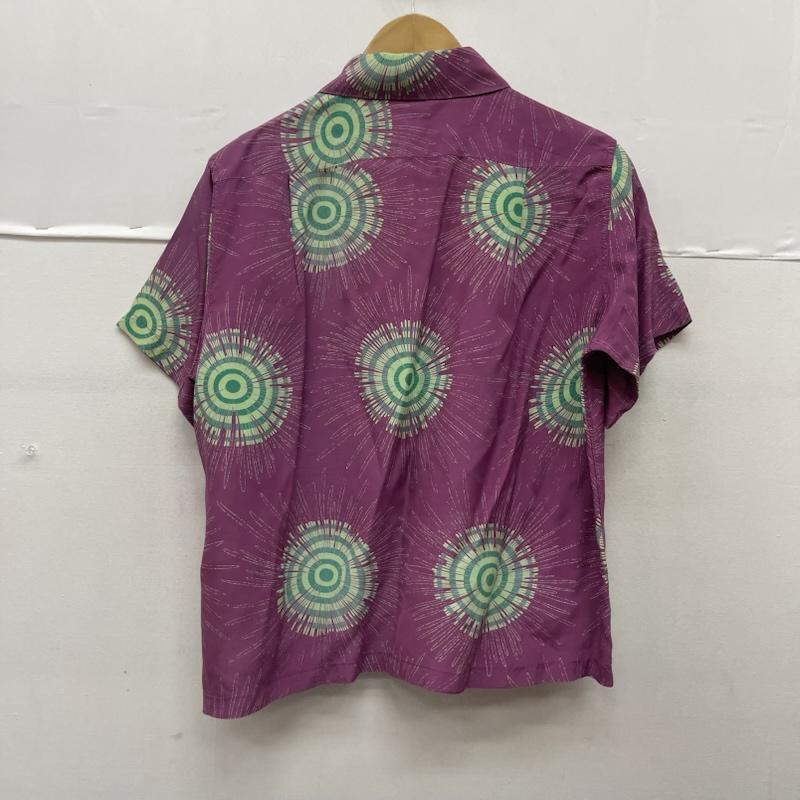 サンサーフ SUN SURF シャツ、ブラウス 半袖 FIREWORK レーヨン アロハ シャツ SS33320 XS 紫 / パープル / purple メンズ USED 古着 中古 50155402