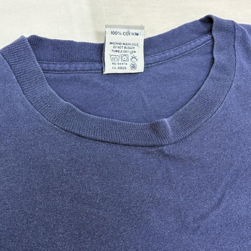 ステューシー STUSSY Tシャツ 半袖 90s USA製 銀タグ シングルステッチ Tシャツ オールド ヴィンテージ M ロゴ、文字 X プリント 青 / ブルー / blue X 紺 / ネイビー / navy メンズ USED 古着 中古 50155408