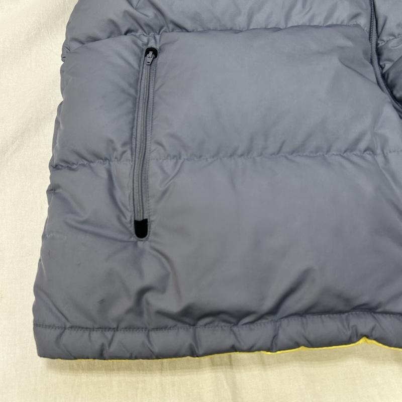 ナイキ NIKE ジャケット、上着 ダウンジャケット リバーシブルダウンジャケット H40307QVE XXL 無地 X ロゴ、文字 黄 / イエロー / yellow X 水色 / ライトブルー / メンズ USED 古着 中古 50155414