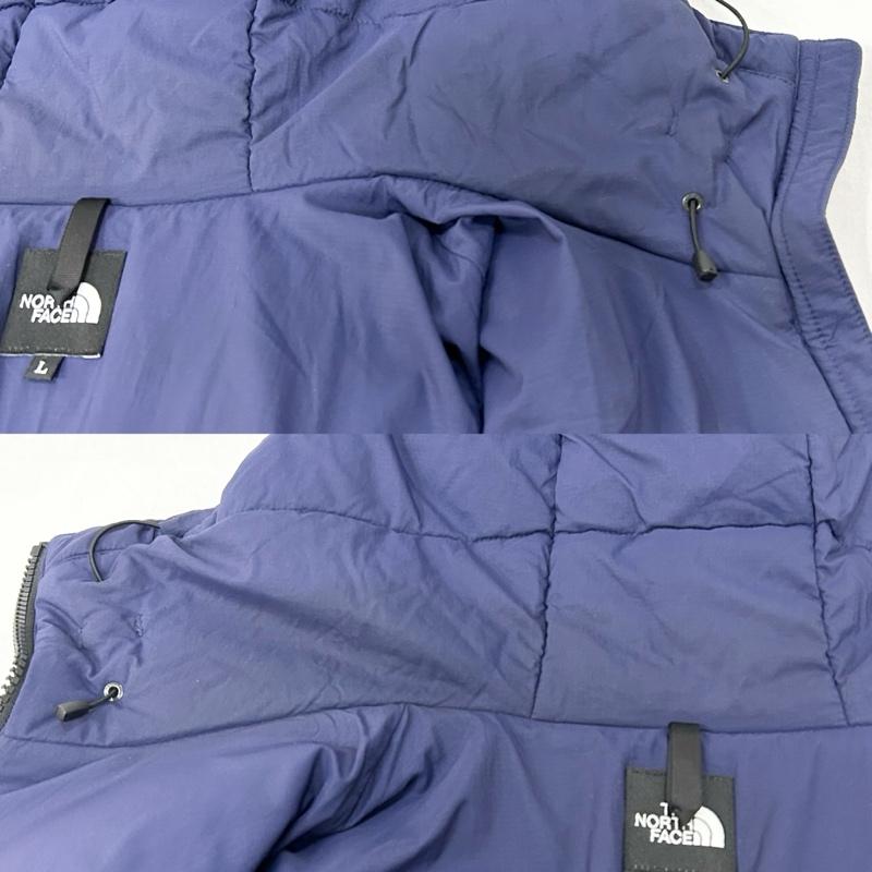 ザノースフェイス THE NORTH FACE ジャケット、上着 ジャンパー、ブルゾン トランゴパーカ 中綿フード付きジャケット NY81831 L 無地 X ロゴ、文字 紺 / ネイビー / navy メンズ USED 古着 中古 50155419
