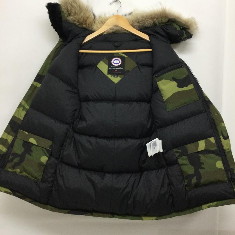 カナダグース CANADA GOOSE ジャケット、上着 ダウンジャケット カナダグース　JASPER PARKA メンズXS 迷彩　3438JM XS カモフラージュ柄・迷彩 緑 / グリーン / green メンズ USED 古着 中古 50155440