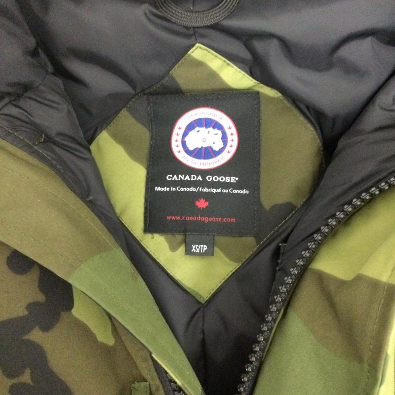 カナダグース CANADA GOOSE ジャケット、上着 ダウンジャケット カナダグース　JASPER PARKA メンズXS 迷彩　3438JM XS カモフラージュ柄・迷彩 緑 / グリーン / green メンズ USED 古着 中古 50155440